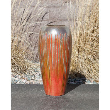 One of a Kind FNT3486 Ceramic Vase Complete Fountain Kit Vase Fountain Blue Thumb